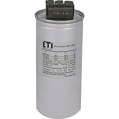 Three phase capacitor