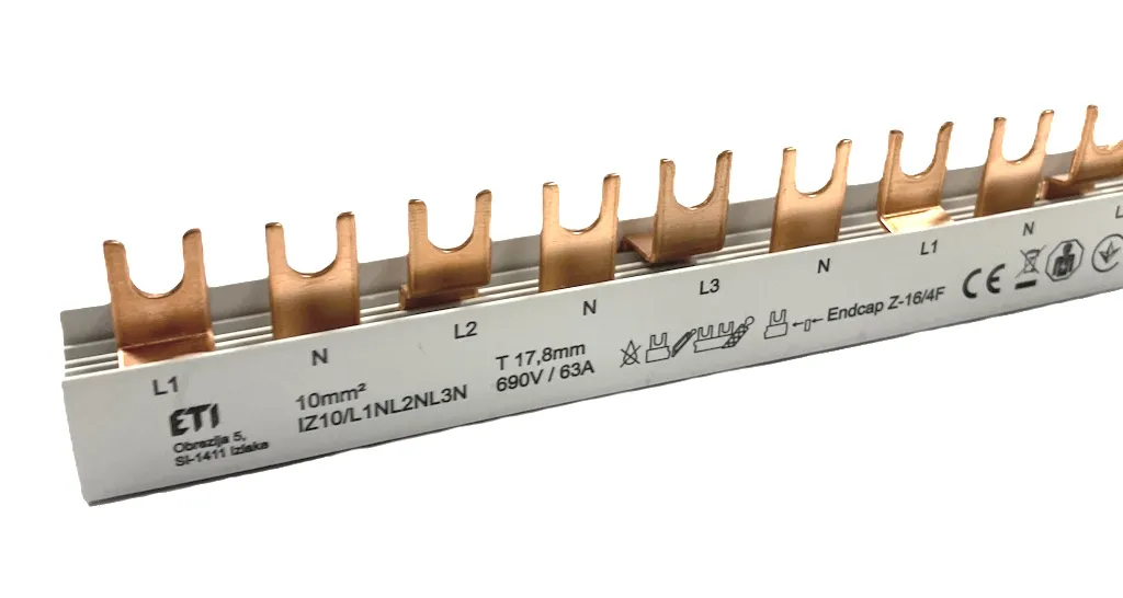 Cu rail IZ10/L1NL2NL3N/54 002921279