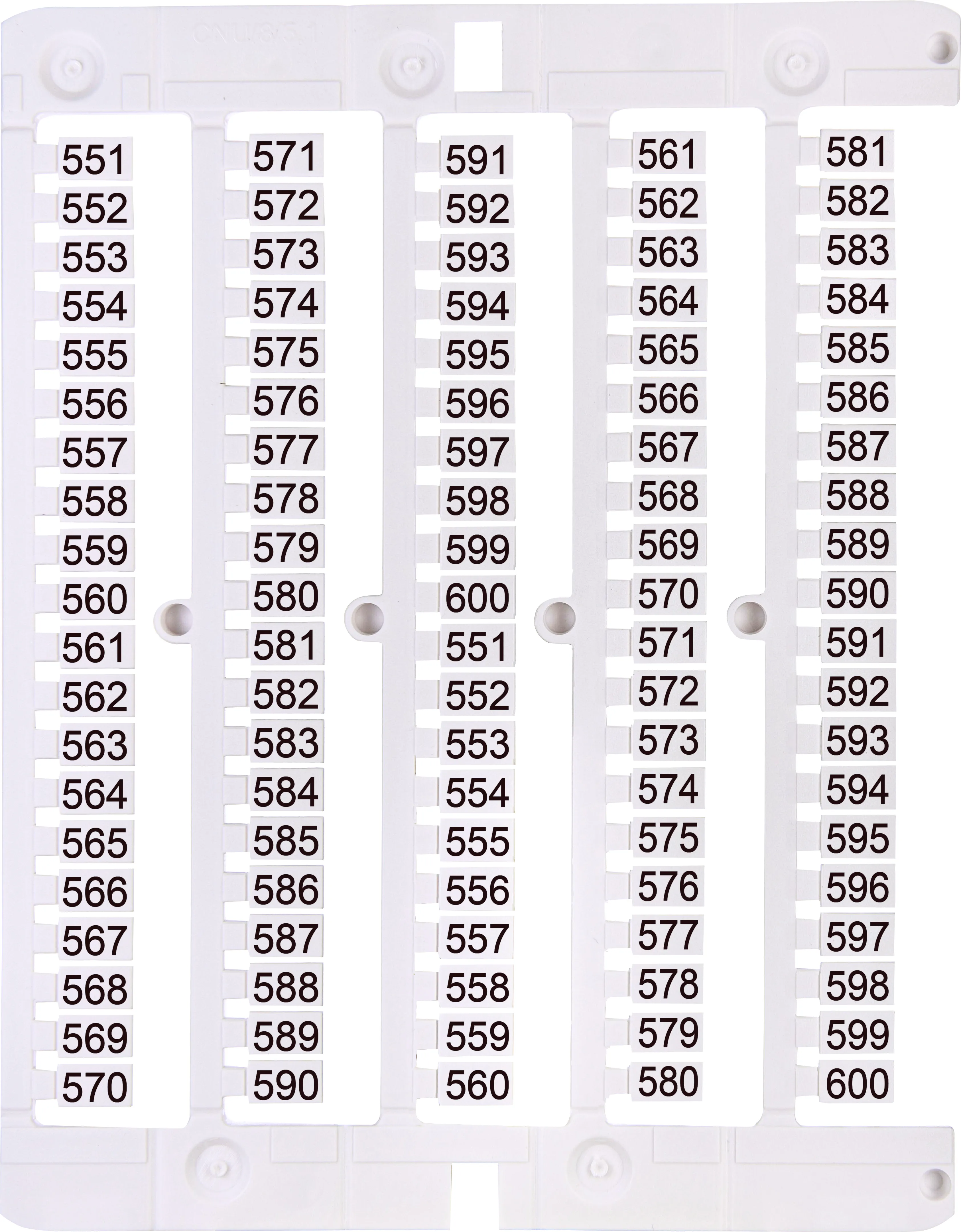 Designation plate ES-NU0851551 003903088