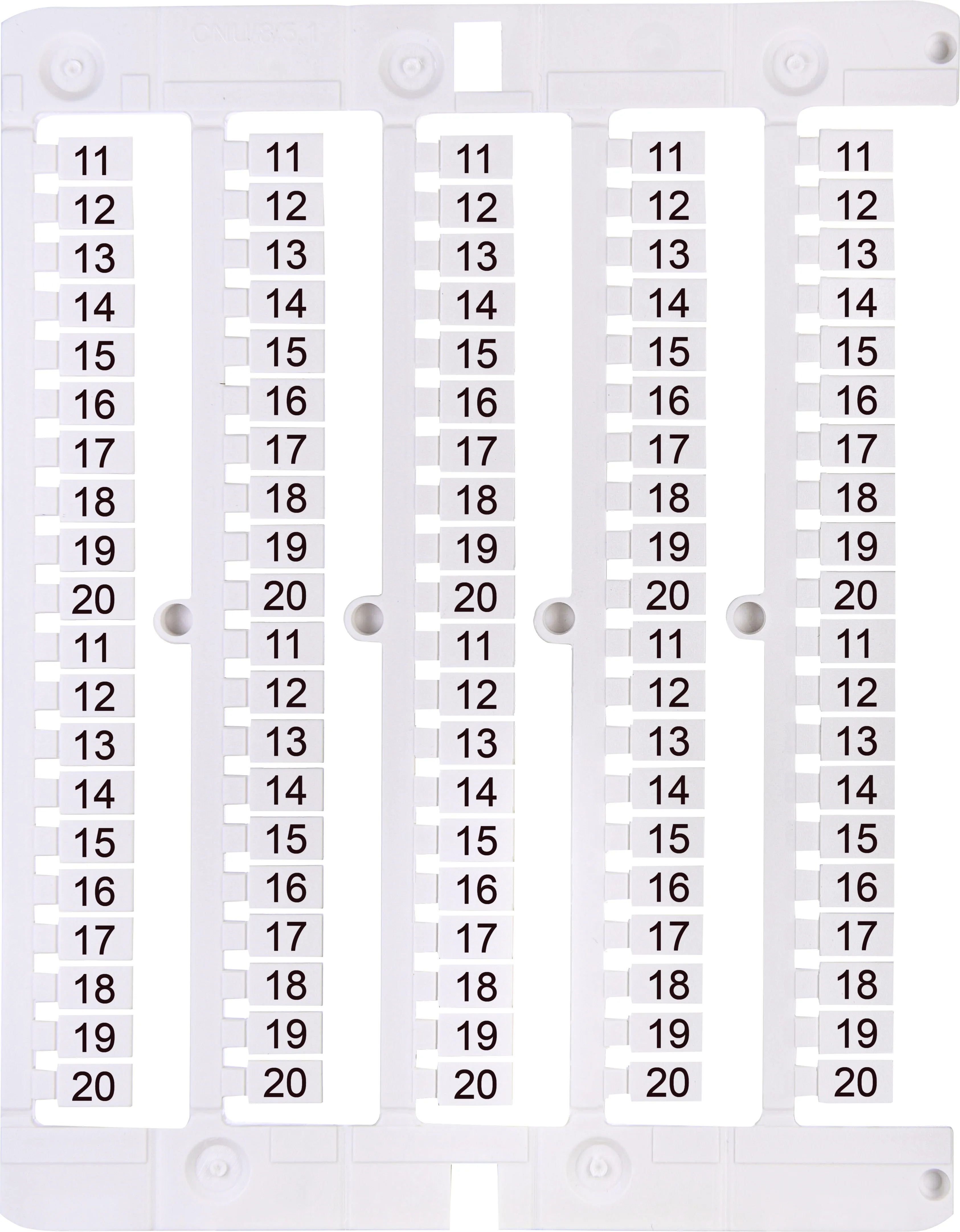 Designation plate ES-NU0851520 003903098