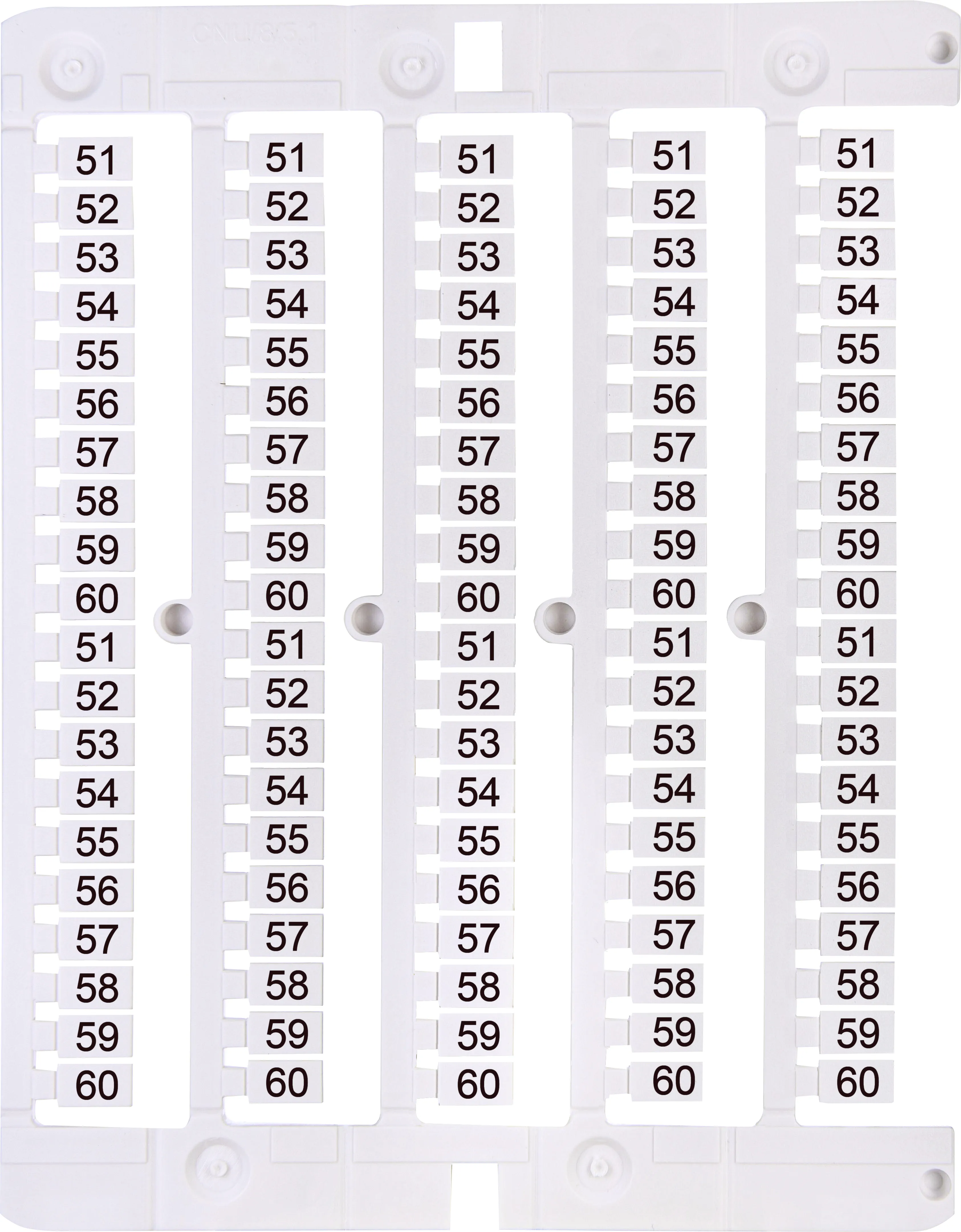 Designation plate ES-NU0851560 003903102