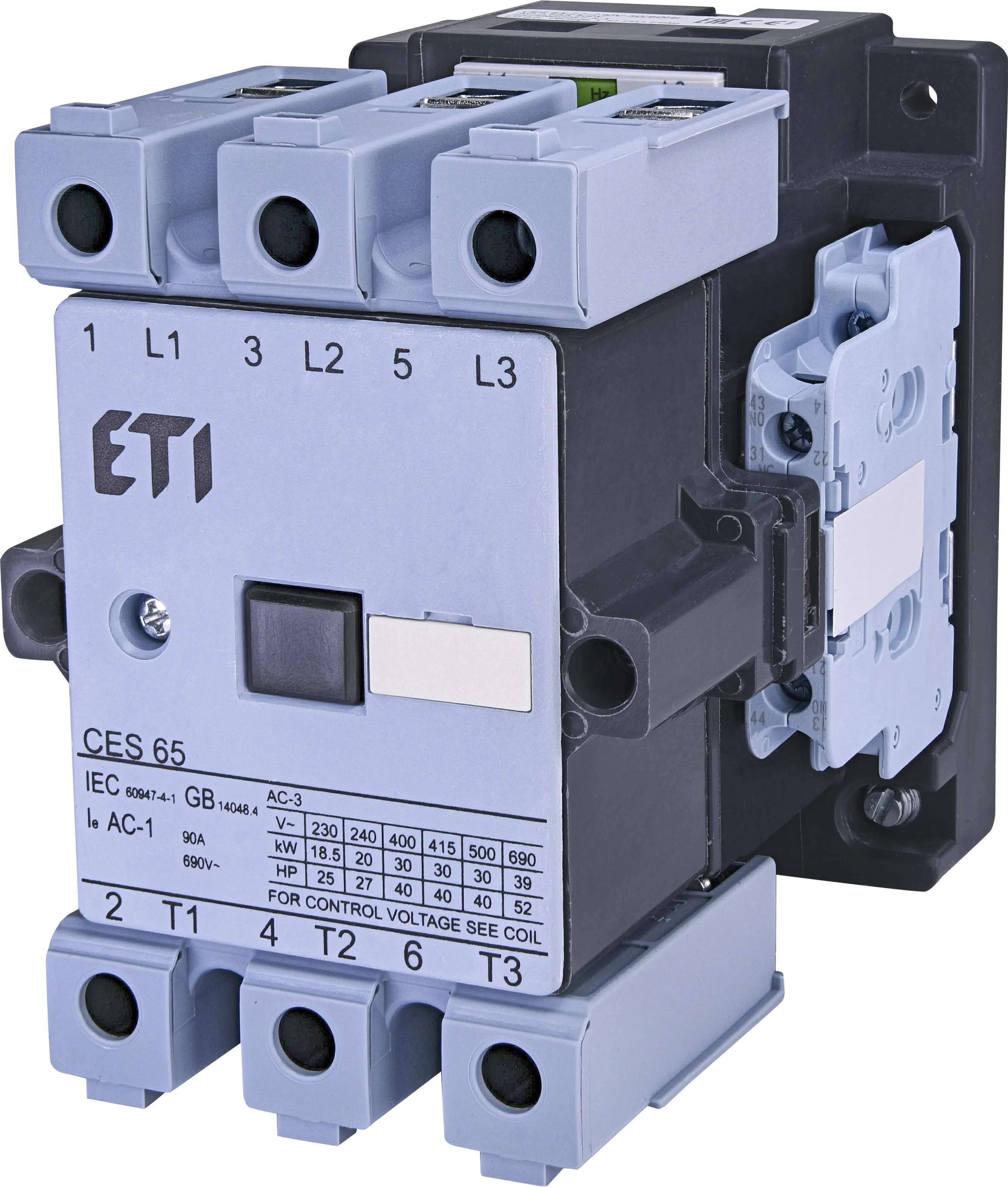 Motor contactor CES 65.22-230V-50/60Hz 004646560