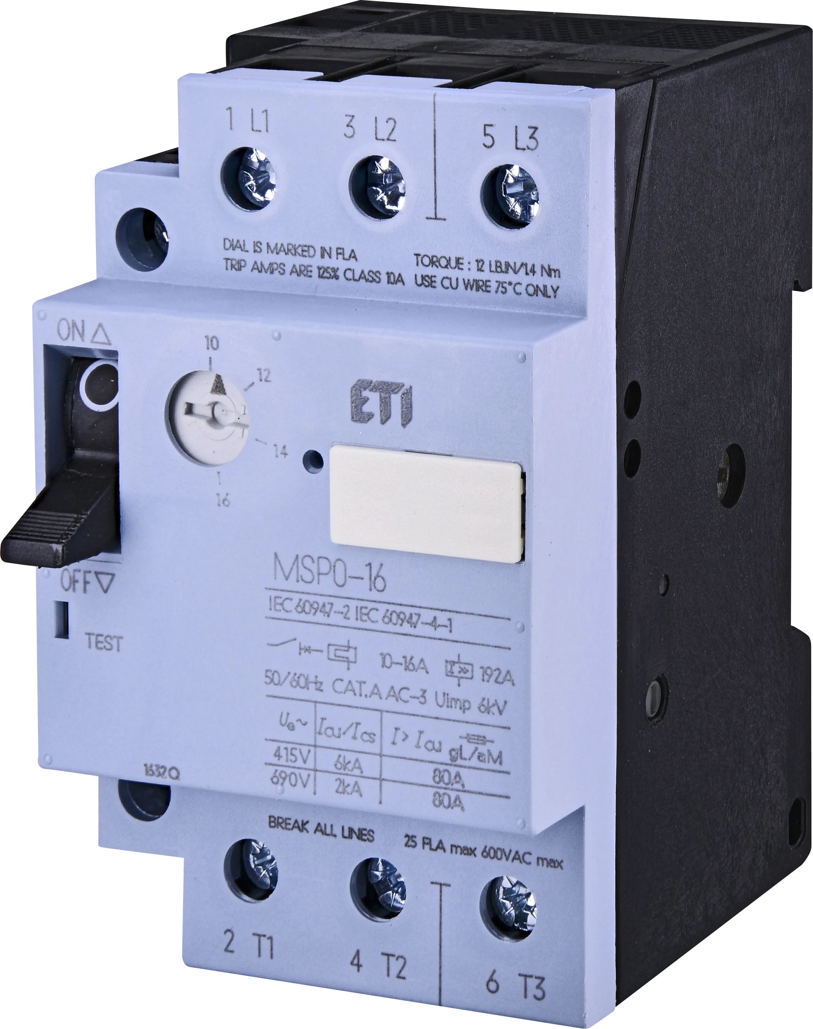 Mot.protec.circuit breaker MSP0-16 004646625