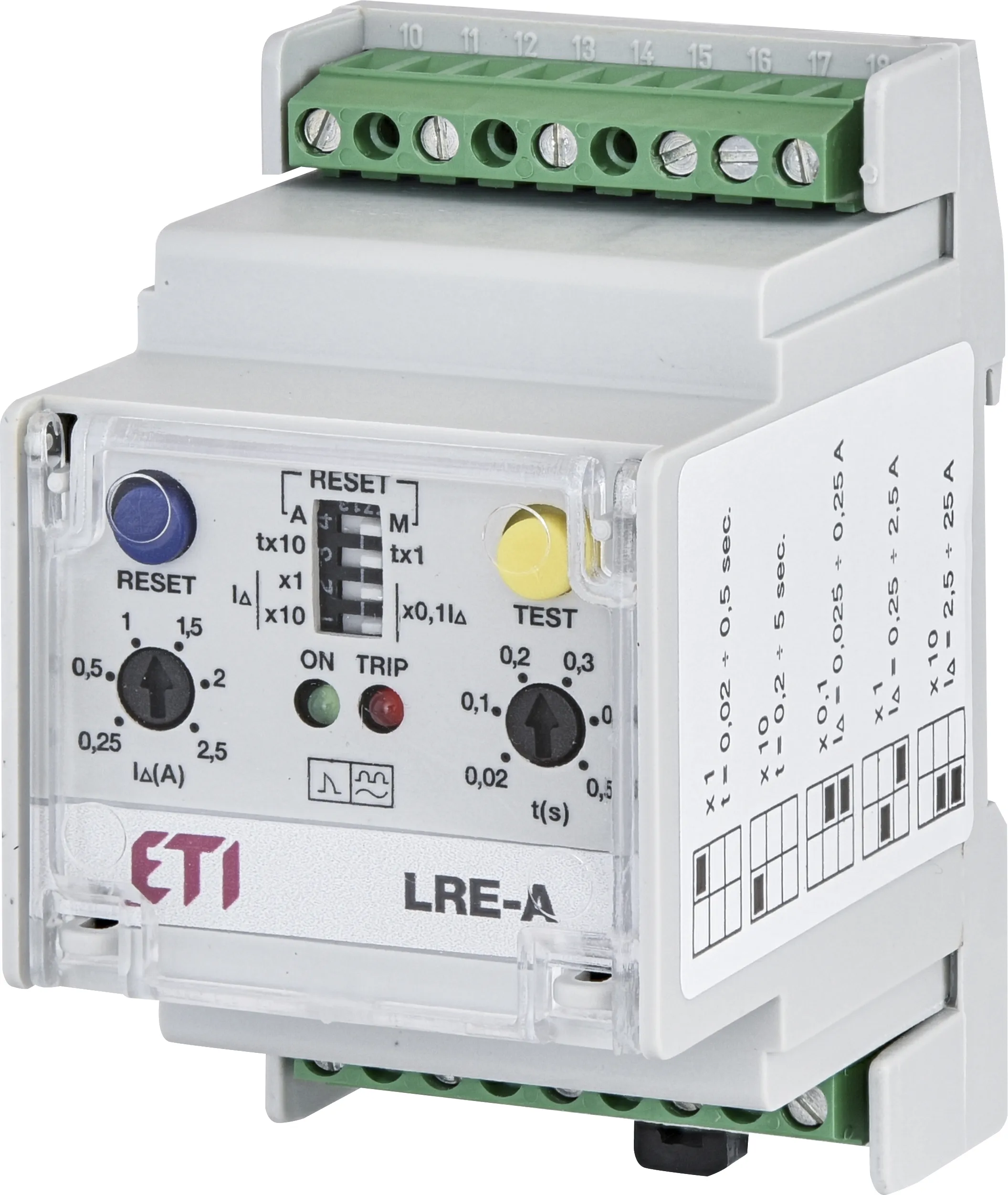 Residual current relay LRE-A 12V 004671605