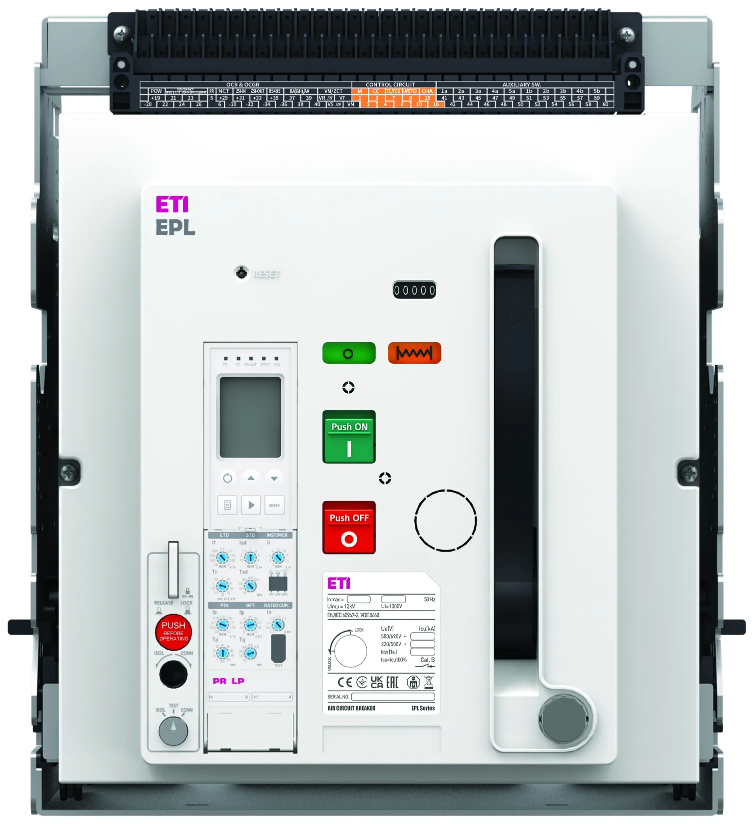 Air Circuit Breaker EPL-25 3H BD/M2C2S2/PR-LP 004695706
