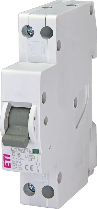 Image of ETIMAT 1N 1p+N C6 6kA