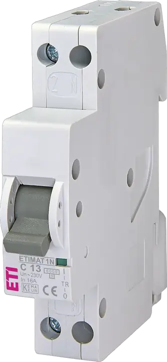Image of ETIMAT 1N 1p+N C13 6kA