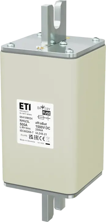 Image of NHU3L aR/aBat 500A/1500V DC AL