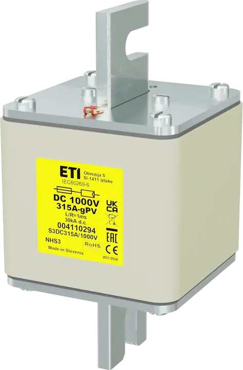 Image of NHS3 gPV 315A/1000V DC