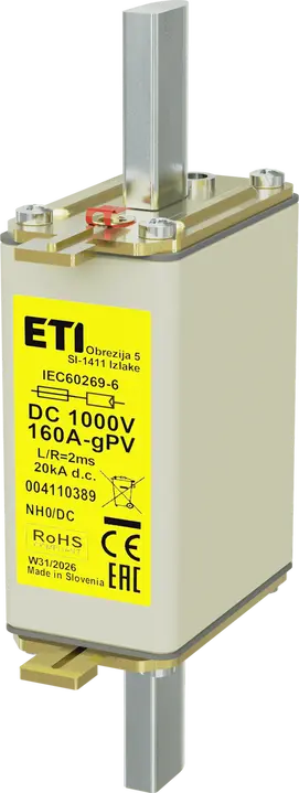 Image of NH0 gPV 160A/1000V DC
