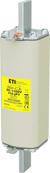 Image of NH1XL gPV 63A/1100V DC UL