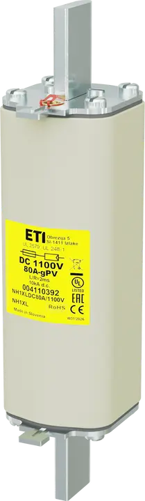 Image of NH1XL gPV 80A/1100V DC UL