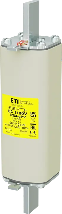 Image of NH1XL gPV 125A/1100V DC