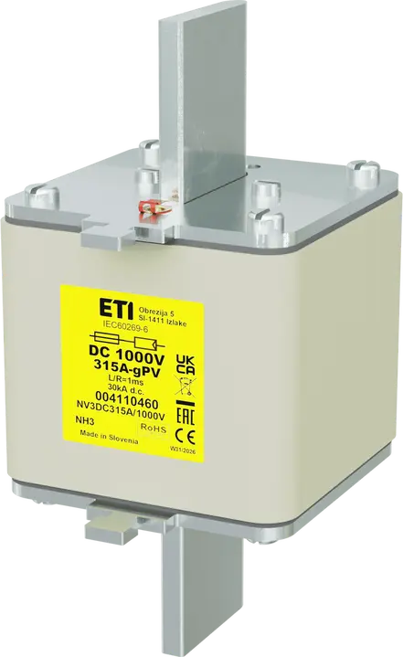 Image of NH3 gPV 250A/1000V DC