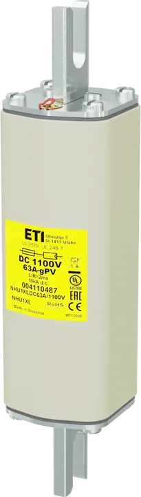 Image of NHU1XL gPV 63A/1100V DC UL