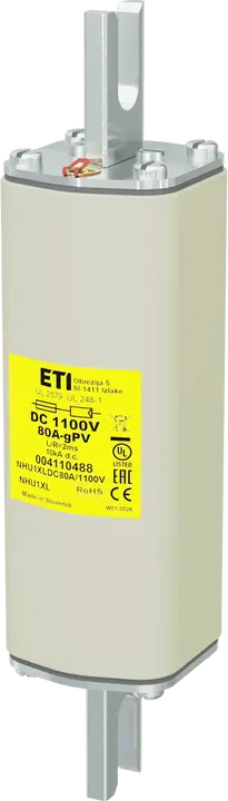 Image of NHU1XL gPV 80A/1100V DC UL