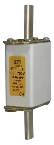 Image of NH0 gR 125A/750V DC