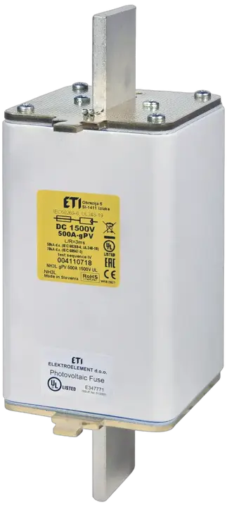 Image of NH3L gPV 500A/1500V DC UL