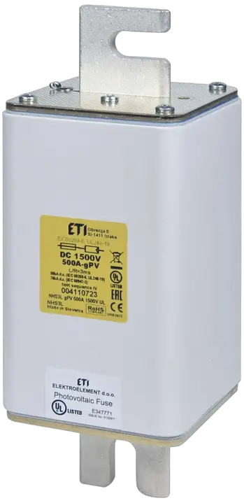 Image of NHS3L gPV 500A/1500V DC 70kA