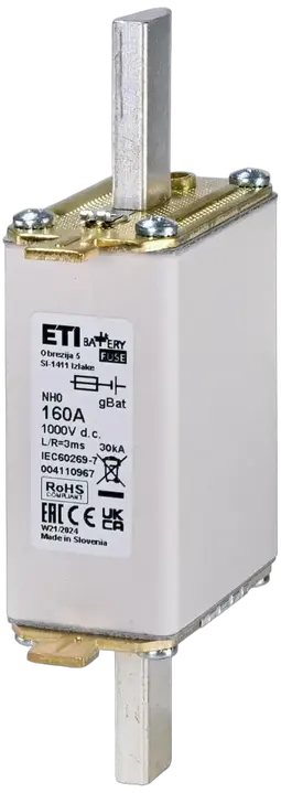 Image of NH0 gBat 160A/1000V DC