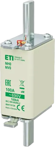 Image of NH0 aM 100A/690V