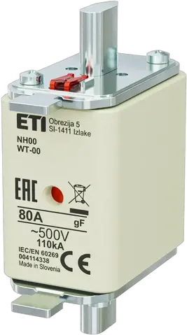 Image of NH00 gF 80A/500V