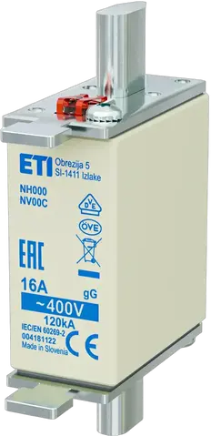 NH000 gG 16A/400V korr.