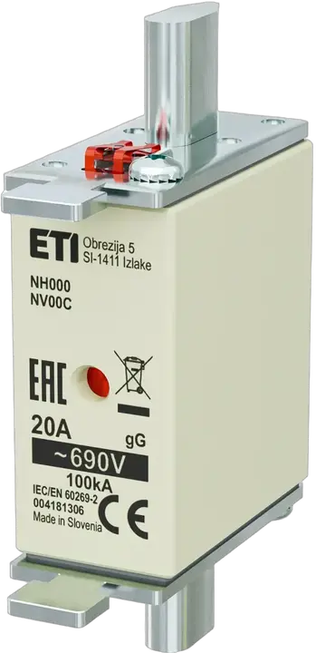 Image of NH000 gG 20A/690V
