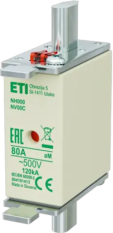 Image of NH000 aM 80A/500V