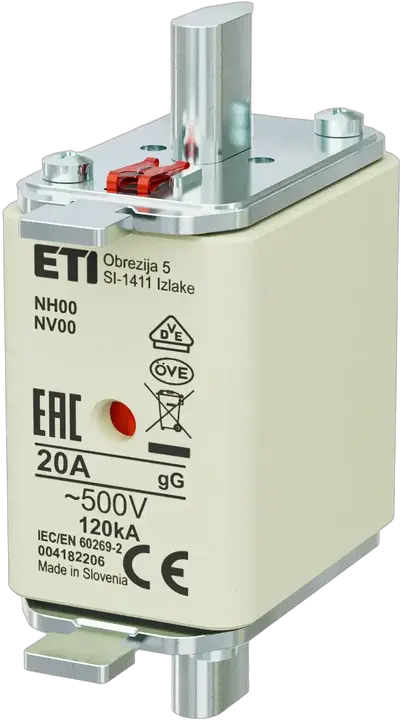 Image of NH00 gG 20A/500V
