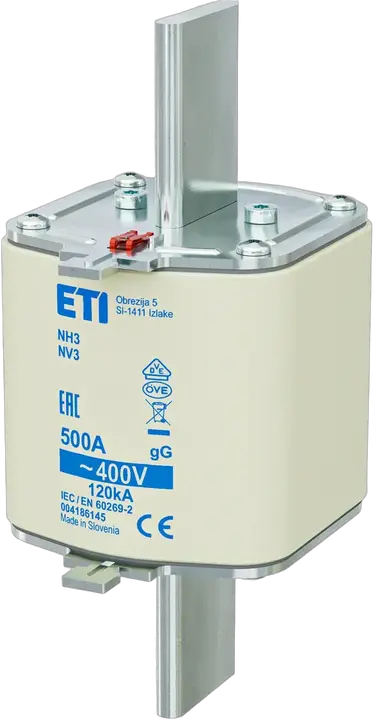 Image of NH3 gG 500A/400V korr.