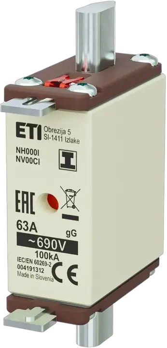 Image of NH000/I gG 63A/690V