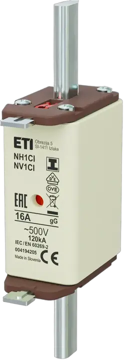 Image of NH1C/I gG 16A/500V