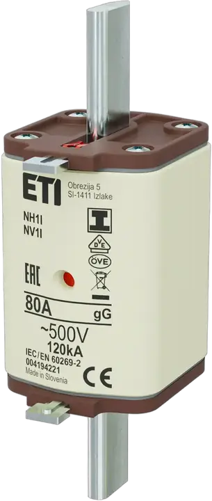 Image of NH1/I gG 80A/500V