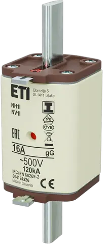 NH1/I gG 16A/500V