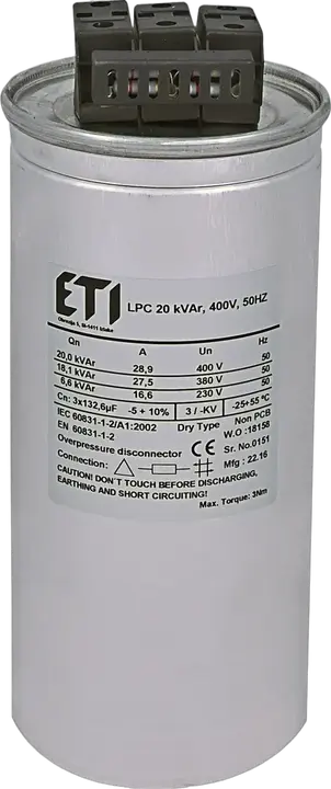 Image of LPC 20 kVAr, 400V, 50Hz