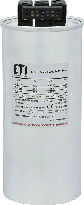 Image of LPC-DW 20 kVAr, 440V, 50HZ