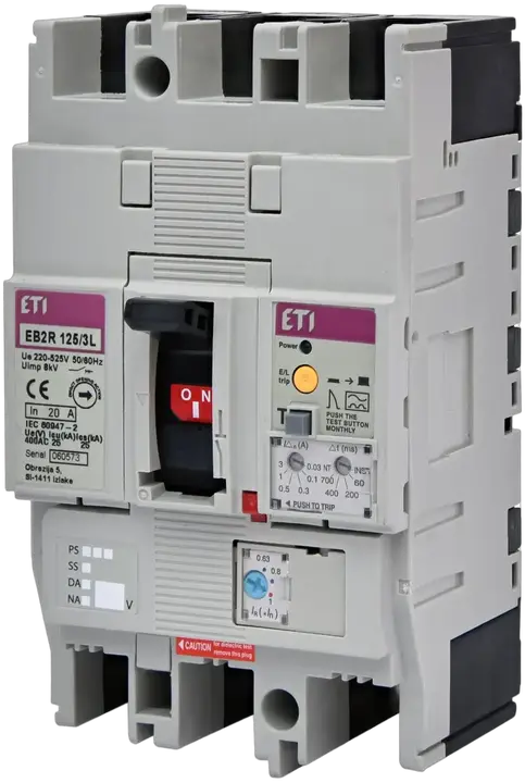 Image of EB2R 125/3L 20A 3P