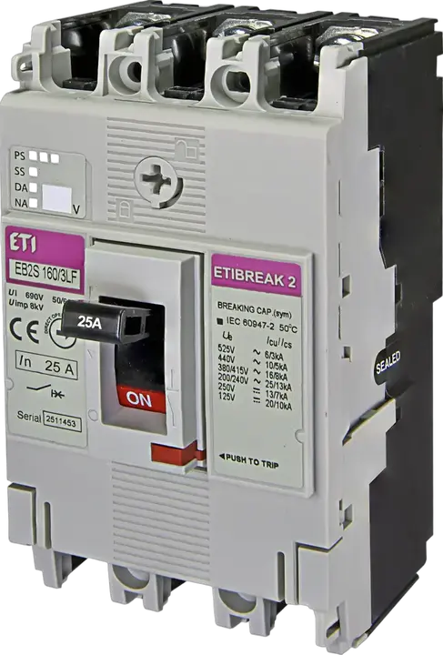 Image of EB2S 160/3LF 25A 3p