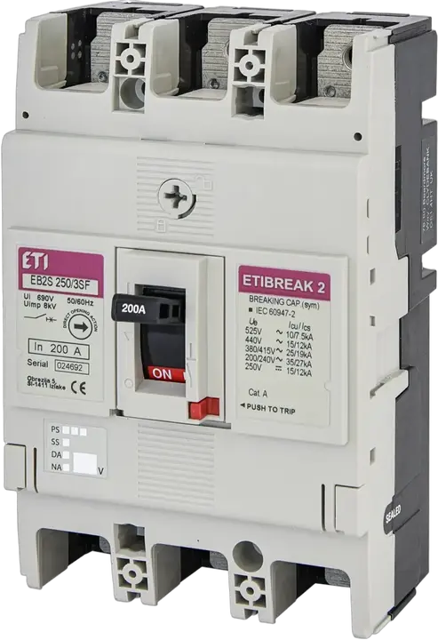 Image of EB2S 250/3SF 200A 3p