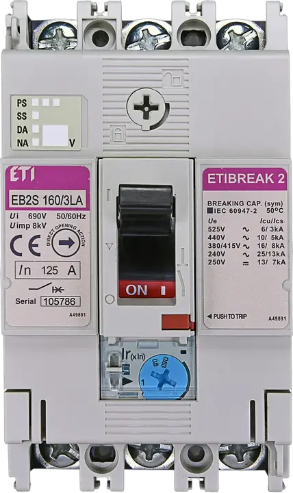 Image of EB2S 160/3LA 125A 3p