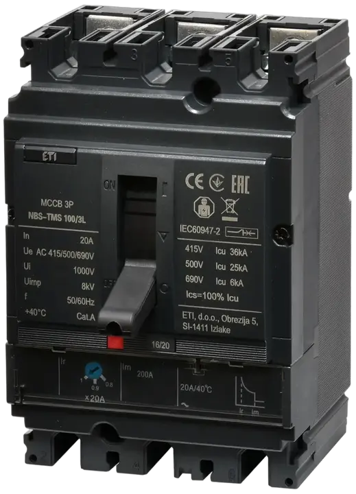 Image of NBS-TMS 100/3L  20A 3P