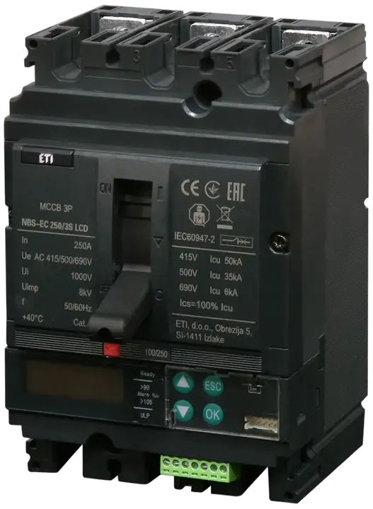 Image of NBS-EC 250/3S LCD 250A 3P